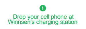 Cell Phone Recharge Station with LCD Touch Screen , 8 Lockers Battery Charging Stations Kiosk
