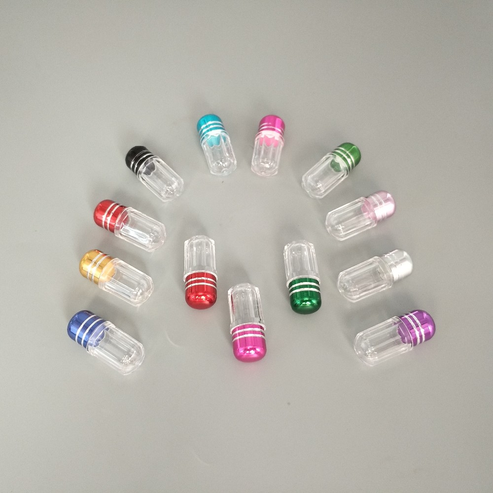 3ml Golden Clear Pill Bottles OEM Empty Plastic Pill Bottles