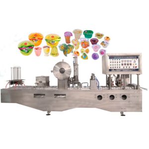 China Plastic Cup Filling and Sealing machine for Jelly on sale