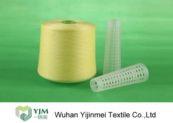502 Colored Ring Spun Dyed Polyester Yarn , Polyester Twisted Yarn For Knitting