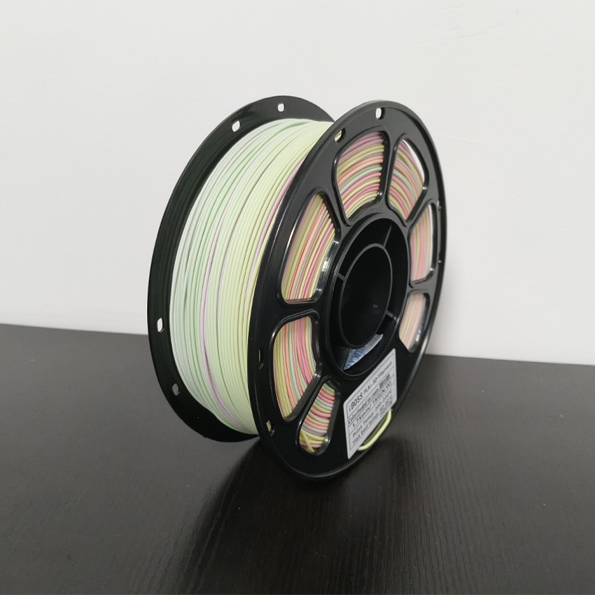 IBOSS PLA+ High Toughness 3D Printing Filament 1KG Rainbow Frosted Ice Cream PLA+ Filament