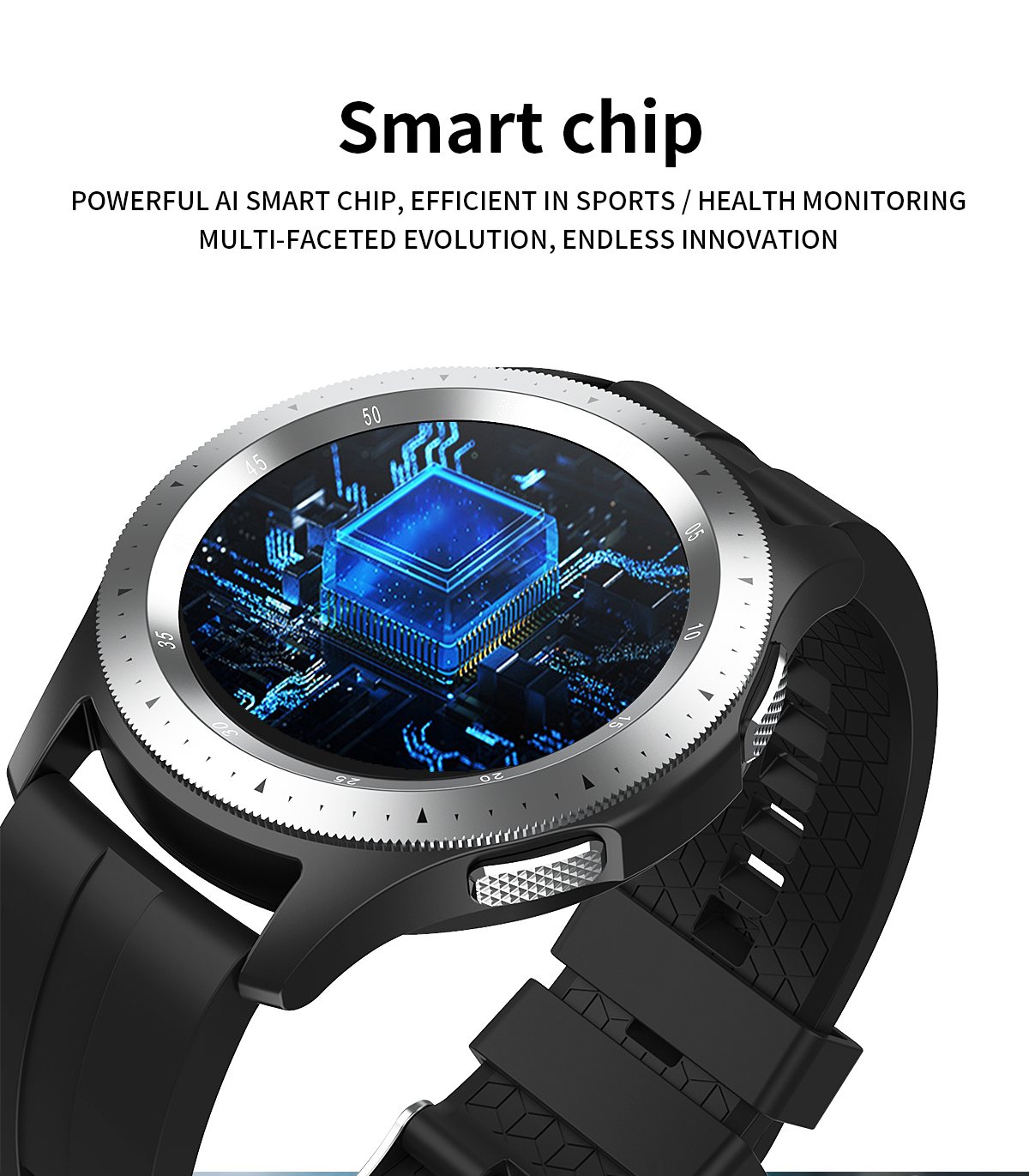 Newest Fitness Tracker Digital Sports Steel Strap Calling Music Android IOS Ip67 Watch