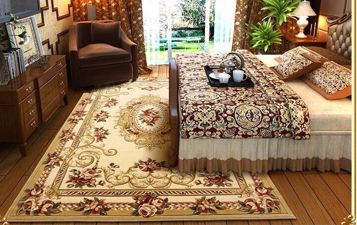 New Chinese style flower polypropylene wilton area rug