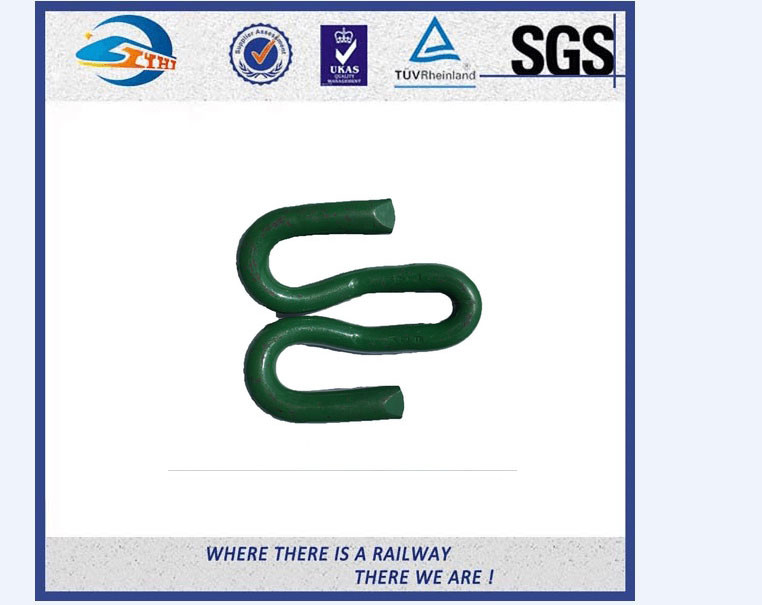 60Si2MnA 60Si2CrA Railway Track E Clips Fasteners 44HRC - 48HRC