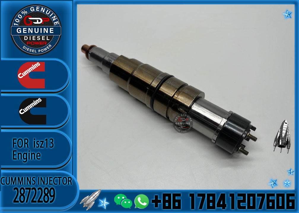 For Cummins ISZ13 QSZ13 common rail fuel injector 2872544 2872289