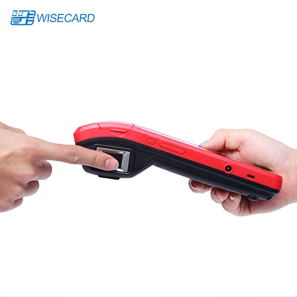 PCI Biometric Handheld POS Terminal 2.4GHz ISM Dual Camera