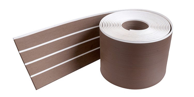 Terrace Cladding Matt Finish PVC Plastic Boat Flooring Yacht Decking Anti-Slip Surface