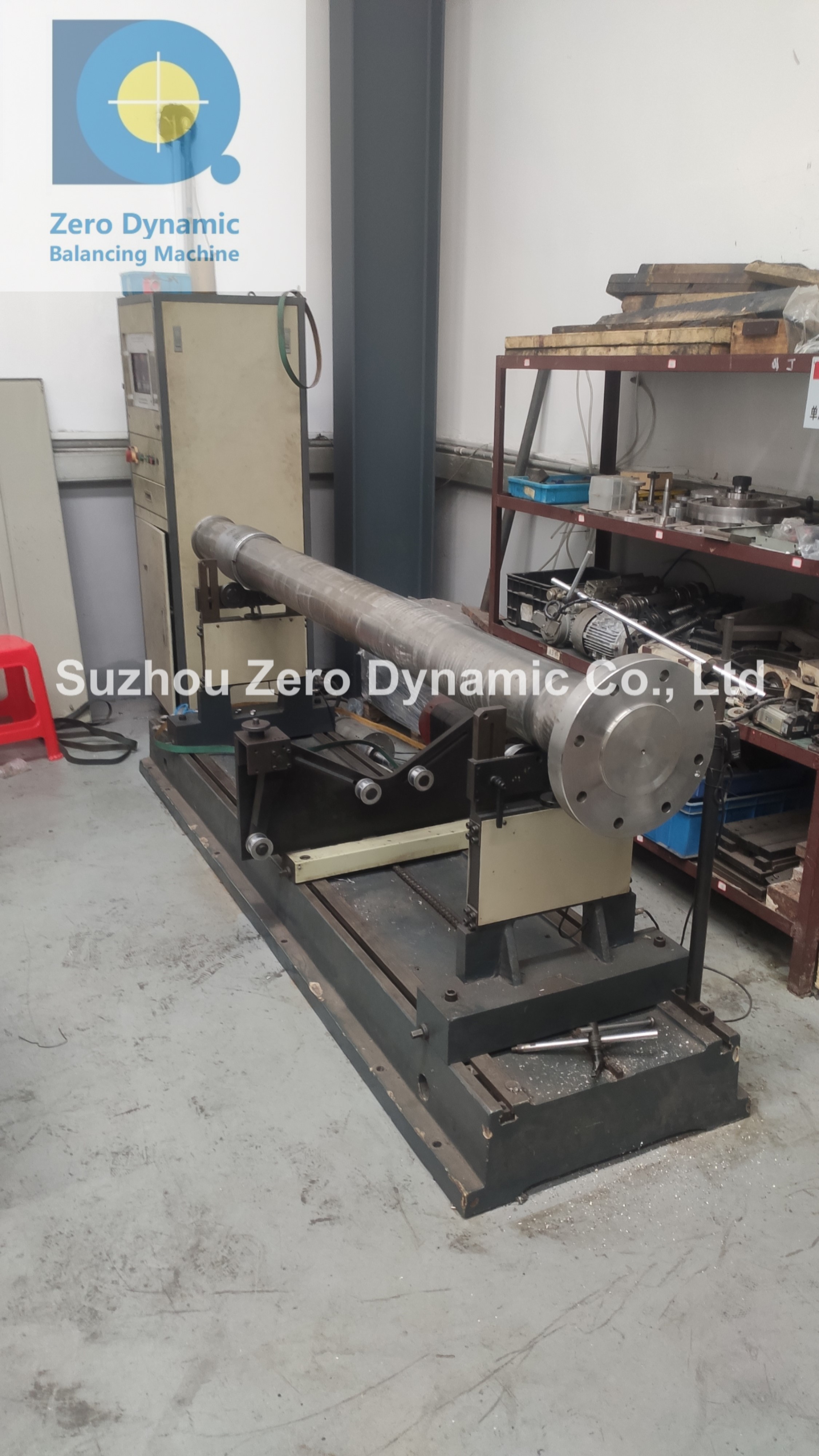 Generator Motor Rotor Balancing Machine, Belt Drive Hard Bearing Paper Mill Roller Balancer