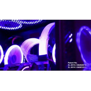 China RGB electrical Cooling Fans for PC computer case with RGB LED lights CPU Cooler Fan 120mm RGB Fan cooler with Controller remo on sale