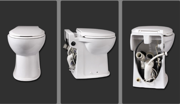 Wall BTW Toilet WC Pan Soft Close Seat , Flush Concealed Cistern 480*370*400 mm