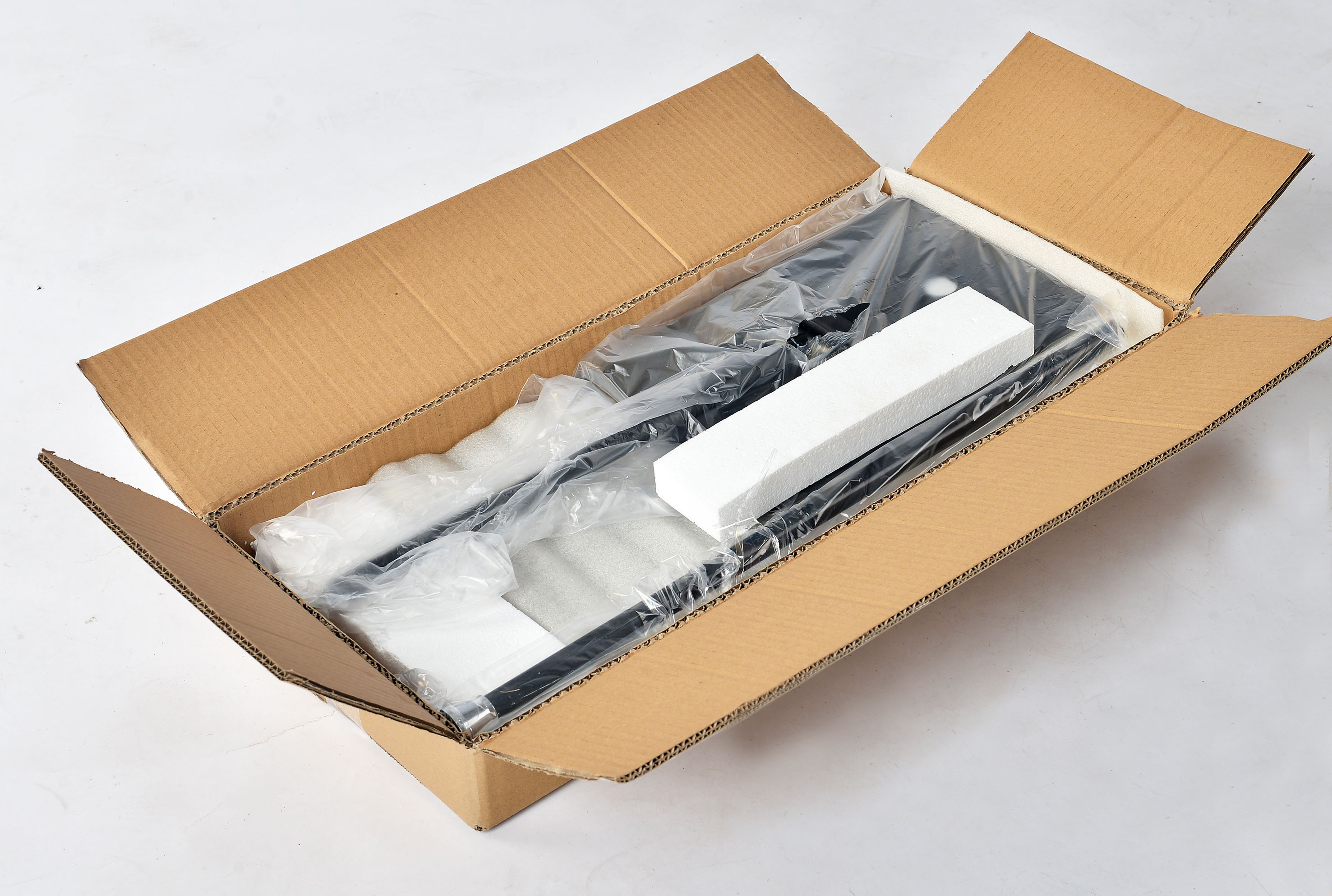 5.2kg Adjustable Sign Stand 1210x280mm Stainless Steel Pipe