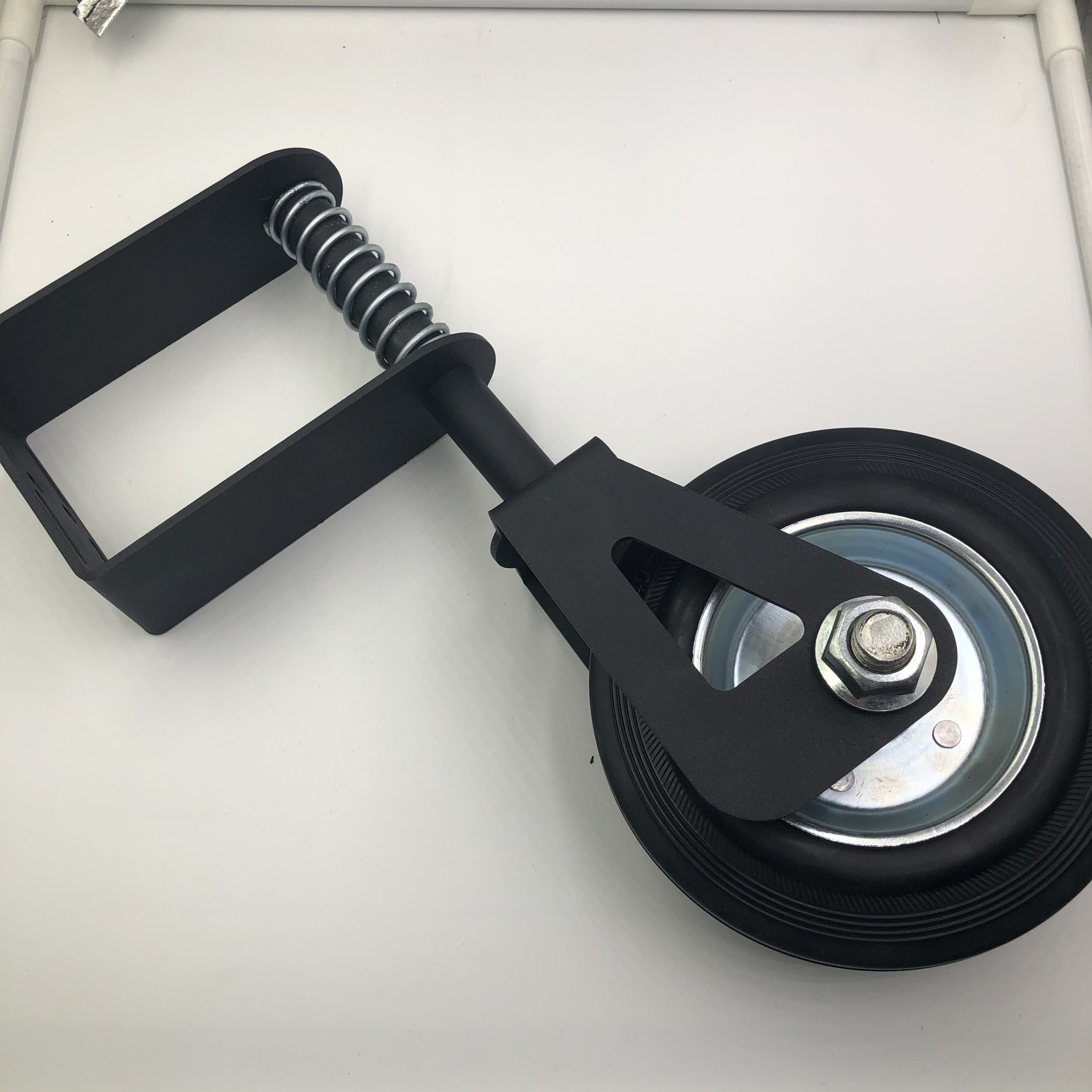 Heavy Duty Metal Sliding Spring Gate Wheel for Outdoor Garden and Security Fence Gate