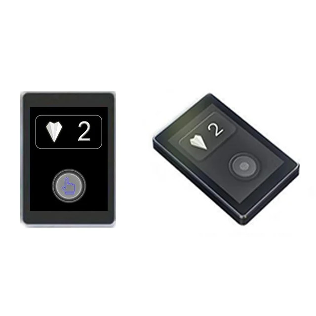 2.8 Inch Small Home Elevator Touch Lop Black Lift Elevator Operation Panel