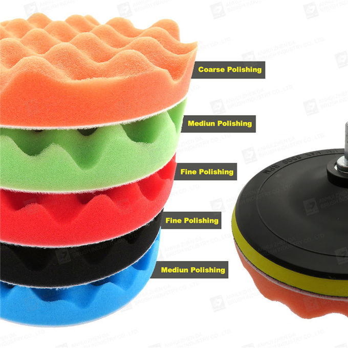 7Pcs Set 260g 6 Inch Car Buffing Pads ISO9001