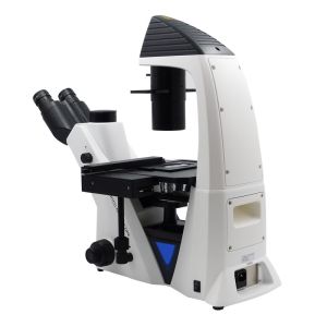 Trinocular Transmit Light Inverted Optical Microscope WF10x/22mm Eyepiece