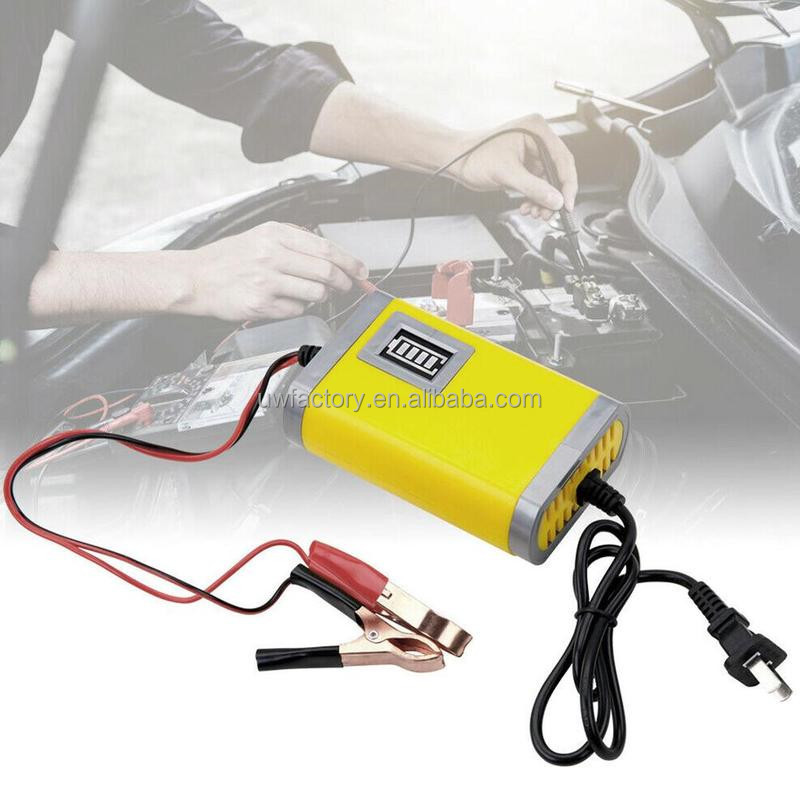 Fast Charging 12V 6A EU/US/UK/AU Intelligent Recognition/Pulse Repair Lead Acid Battery Charger with Output Power of 125W