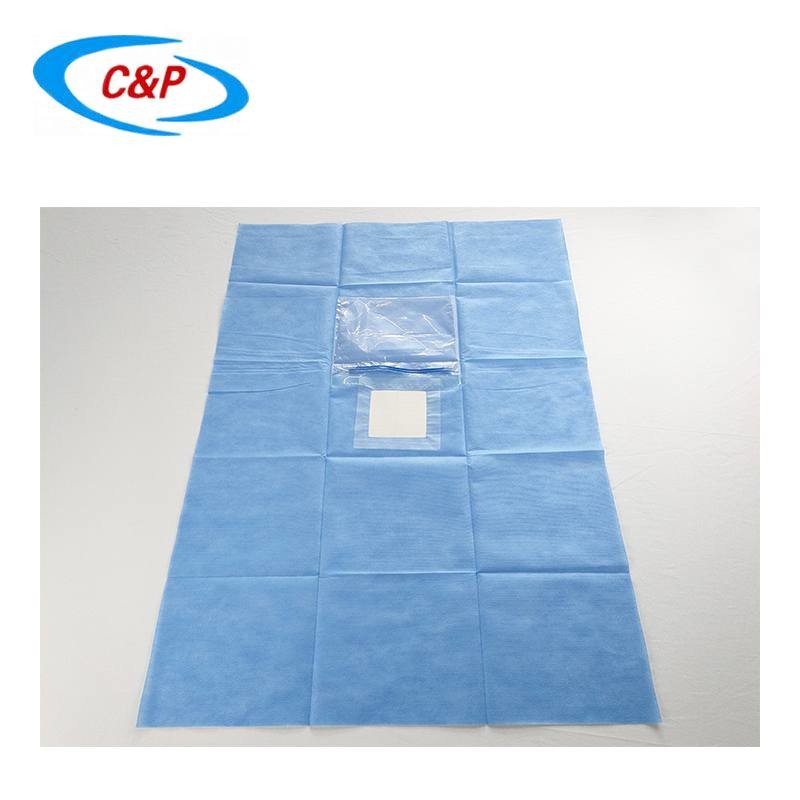 Sterile Disposable SMS Eye Surgery Drape With Pocket For Medical OEM / ODM Available