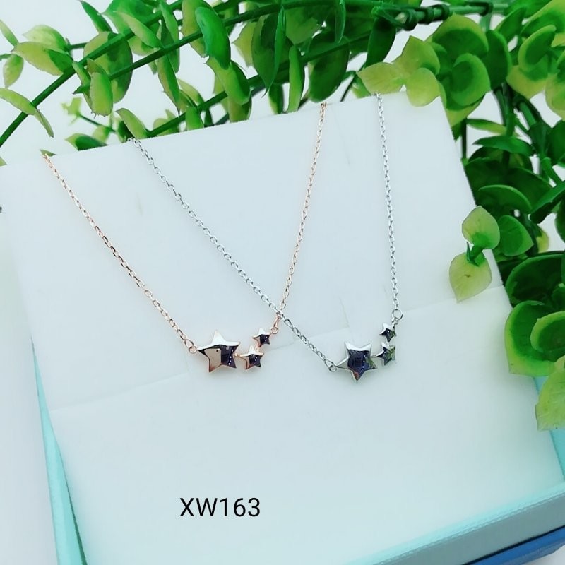 Latest product super quality China sale jewelry charm white stainless steel necklace whole XW238