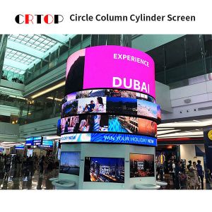  Cylindrical Bending Flexible LED Display Screen Indoor FM6363B IC Manufactures
