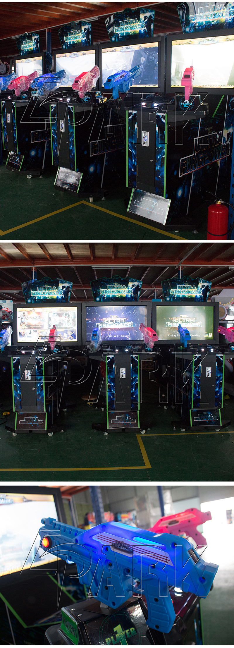 42" Three In One Shooting Amusement Arcade Machines