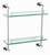 51982 glass shelf bathroom accessory brass chrome finish tumbler holder towel bar paper holder soap dish