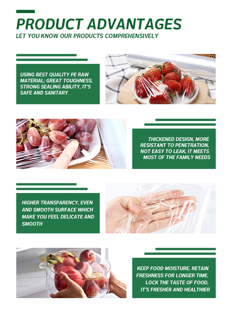 best fresh pvc cling film food grade plastic wrap, pvc cling film wrap manufacturers, BPA free reusable Eco-friendly