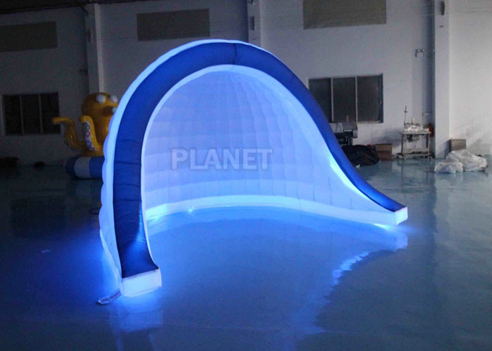 3x3x2.5m Advertising Inflatable Tent For Event Stage With Colorful LED Light