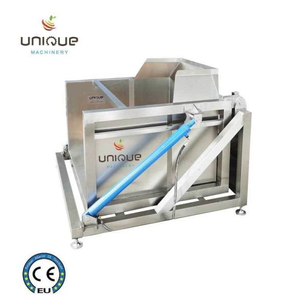 240 KG Stainless Steel Box Crate Bin Dumper for Smooth Fruit and Vegetable