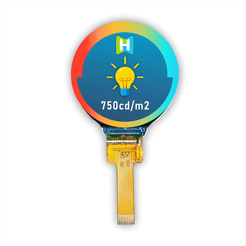 SPI Interface 1.3 Inch Resistive Bar Type Round TFT LCD SPI 240x240