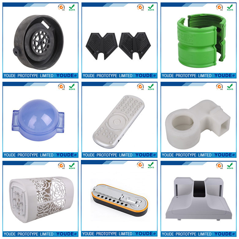 Custom Rapid Prototyping Services Small Order Black PC Plastic Part CNC Machining