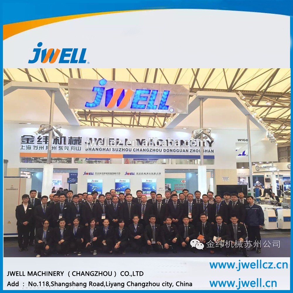 Jwell cross-section cable duct PVC (WPC) profile extrusion line