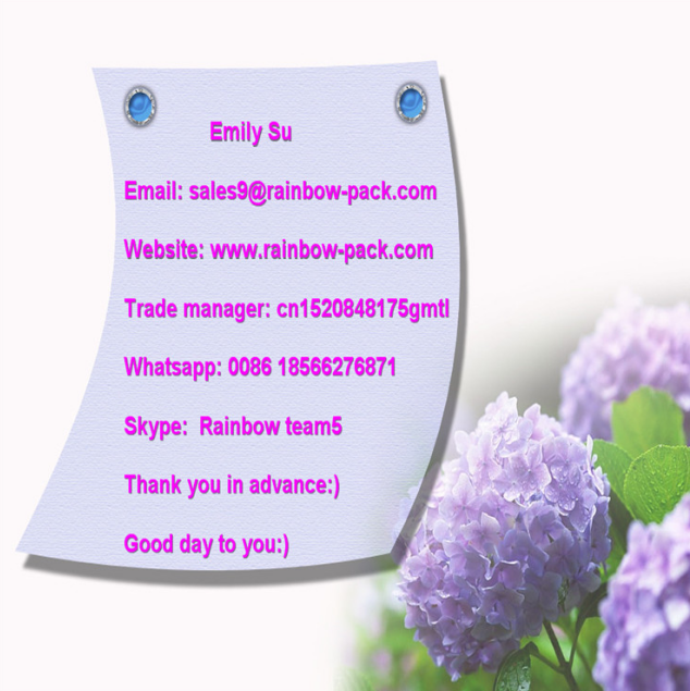 Kraft Paper Customized Paper Bags Aluminium Foil Mylar k Moisture Barrier
