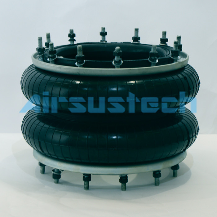 Double Convoluted Firestone Air Bags W01-M58-7532 Ribbed Neck Aluminum