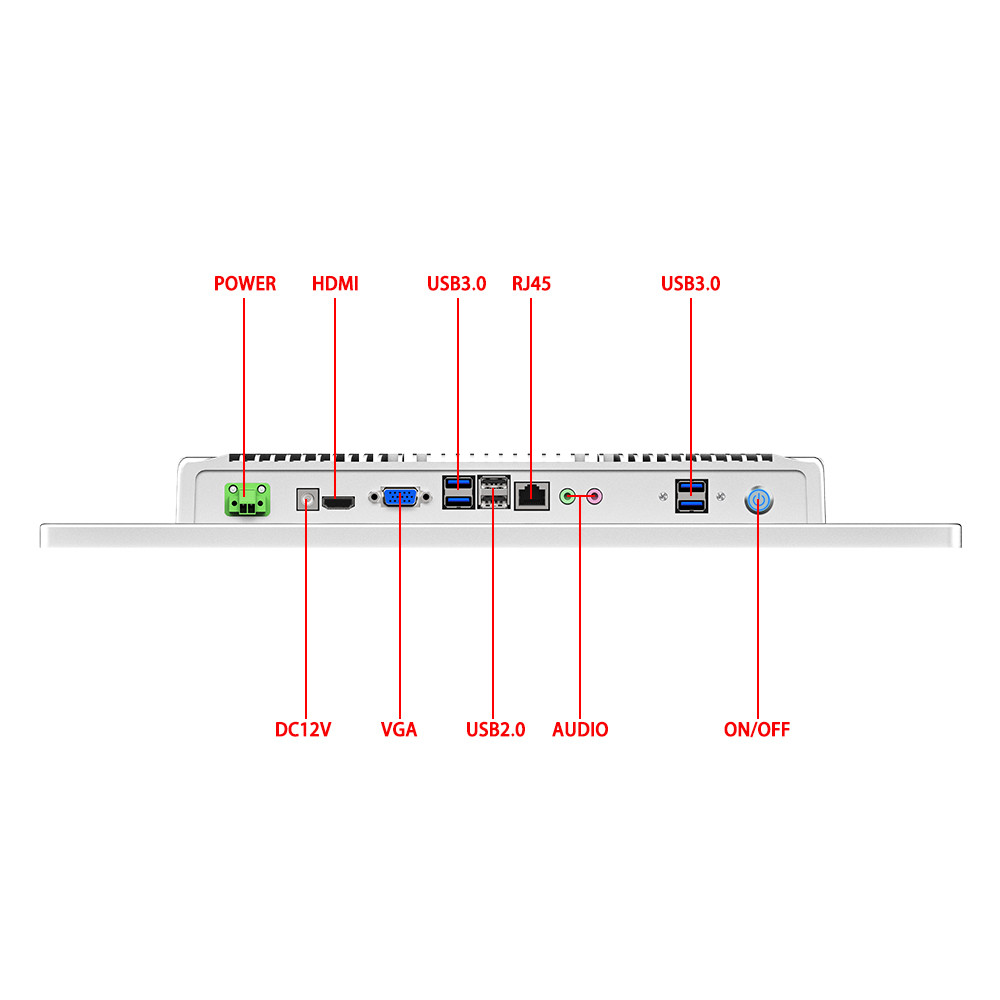 Wall Mounted All In One Computers Touch Screen 1920×1080 FHD All In One PC 18.5"