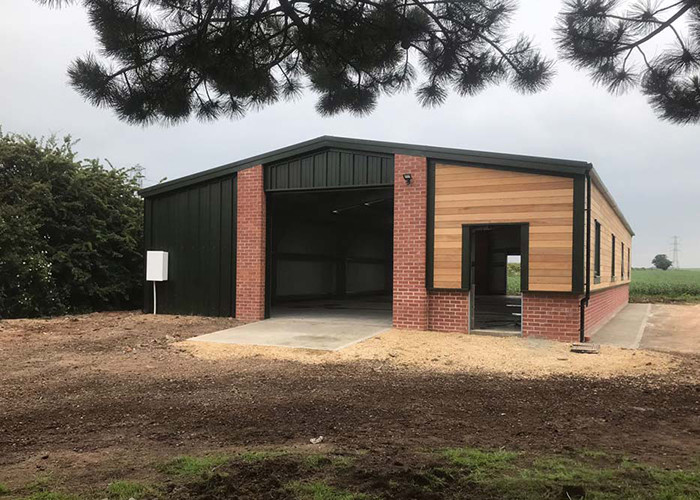 Prefabricated Prefab Modular Light Industry Commercial Metal Structure Steel Storage Building for Smallholding