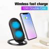 Buy cheap Vertical wireless charging 7.5W fast wireless charger for IPHONE X mobile phone from wholesalers