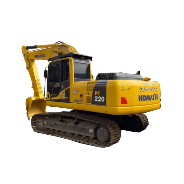 Excavating 22 tons of durable hydraulic track type PC Komatsu 220 second-hand