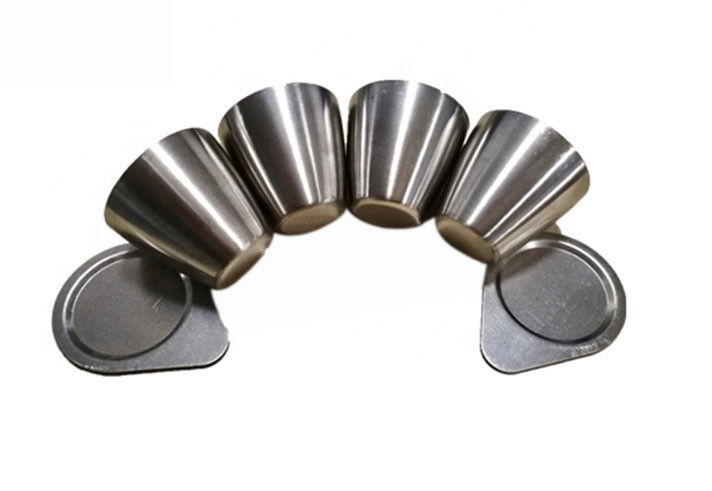 ISO 50ml Pure Nickel Crucible Alkali Resistance With Lid