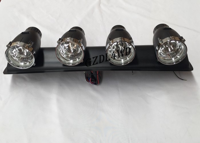 Auto ABS Material LED Front Roof Spoiler For Toyota Hilux Revo 2015-2016