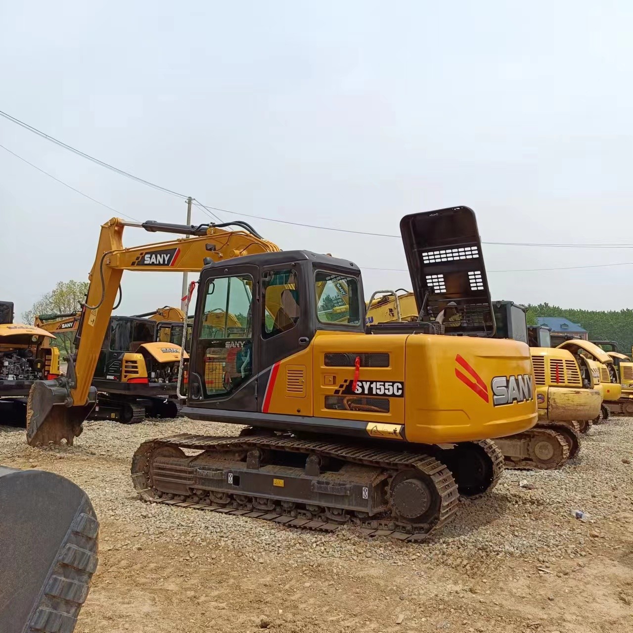 Medium Sized Crawler Excavator Sany 155C Sany 155 Excavator Original Cheap Price