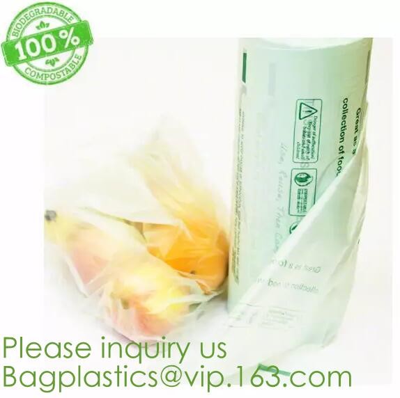Eco-friendly Roll Compostable Plastic Bag Drawstring Biodegradable Garbage Bags,cornstarch custom compostable biodegrada