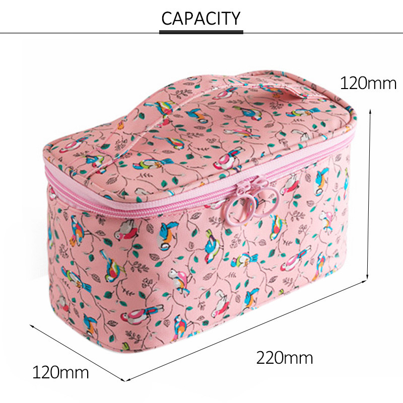 Bulk Large Waterproof Oxford OEM Cosmetic Bag With Logo Custom