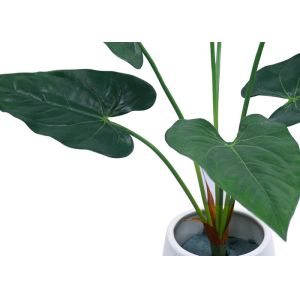 Leaves Of Artificial Tree Branches Anthurium Andraeanum Clear Veins Custom