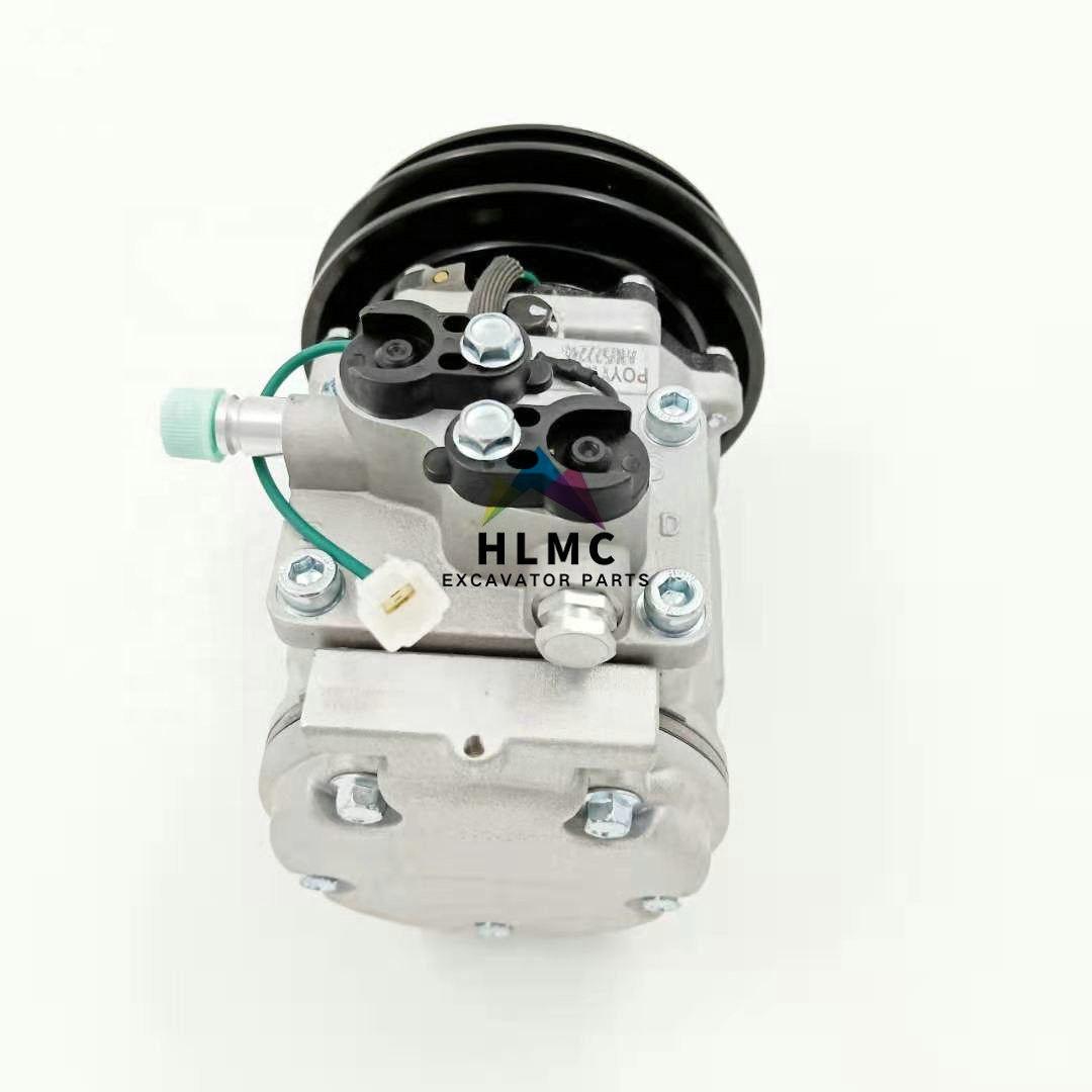 20Y-979-3111 20Y-979-3110 Excavator Compressor 24V PC200-6 10PA15C 1B R134A