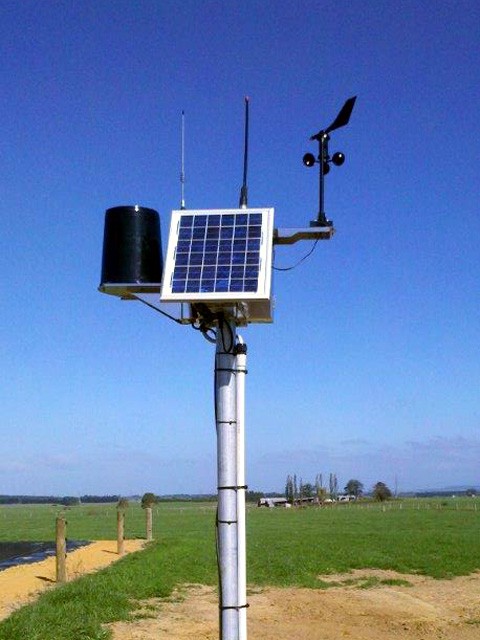 Meteorological Automatic Weather Station with Rain Sensor Temperature Range -10 60