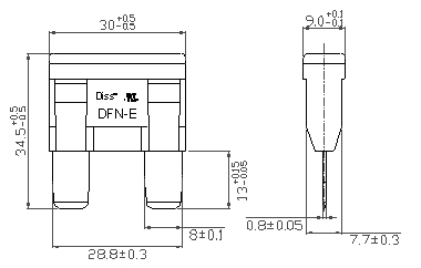 Low Voltage Automotive Blade Fuse for Cars Trucks and Automotives UL Certified fuse Made in China