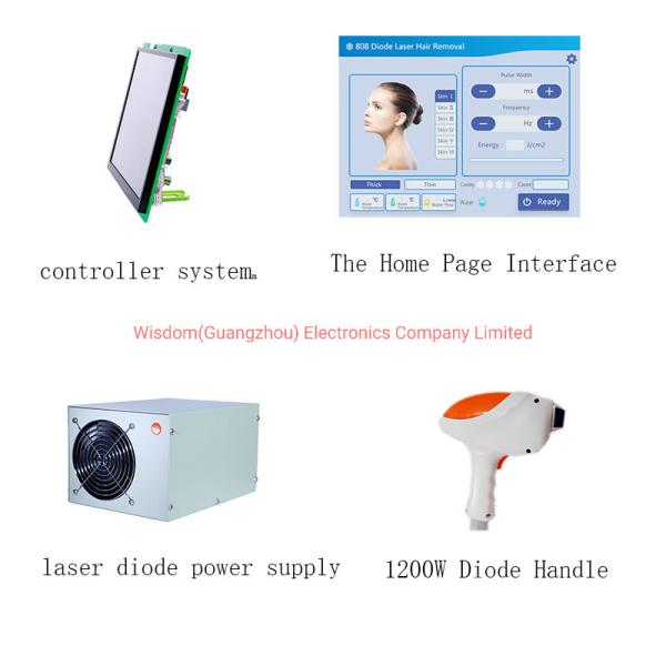 Control System IPL Spare Parts Diode Power Supply 1200W 808nm Hair Removal