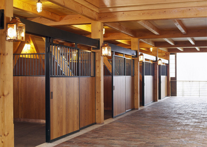 Factory Customized Metal PVC Horse Stall Panel made by jinghua company