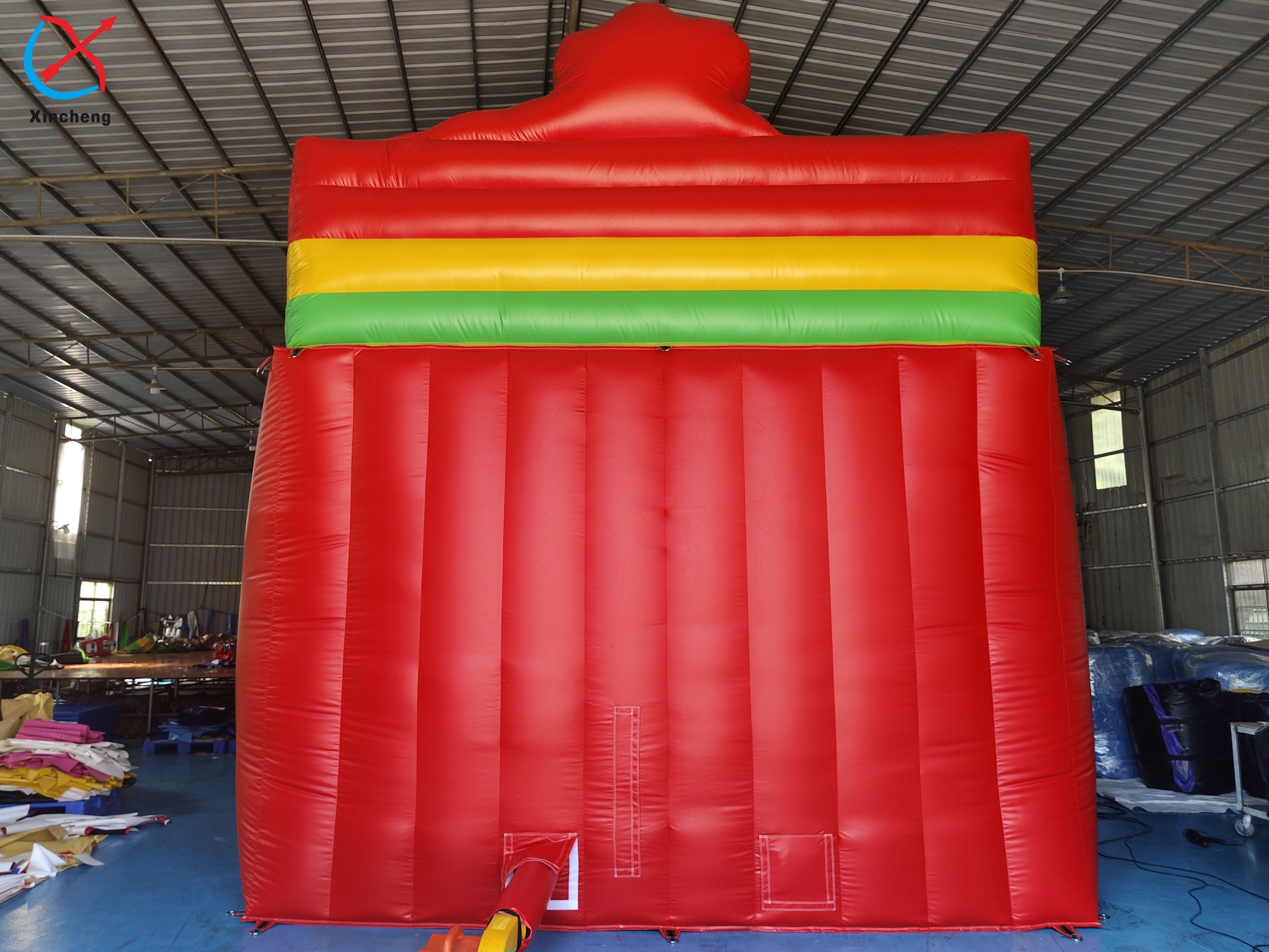 Customized Inflatable Slides Coloruful Candy Inflatable Double Slides Castle