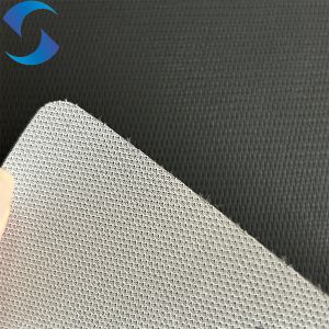 3D Woven Texture PVC Leather Fabric with 0.8mm Thickness and 100% Polyester